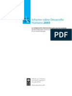 Informe Sobre Desarrollo Humano 2005