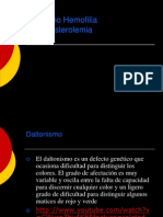 Daltonismo Hemofilia Hipercolesterolemia