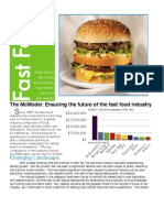 The McModel: Ensuring The Future of Fast Food Industry