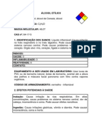 Álcool etílico: propriedades, riscos e medidas de segurança