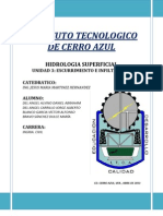 Unidad 3. - Escurrimiento e Infiltraciones