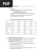 A. PTSD - Epidemiology: Lifetime Prevalence Rates of Trauma and Their Association With PTSD