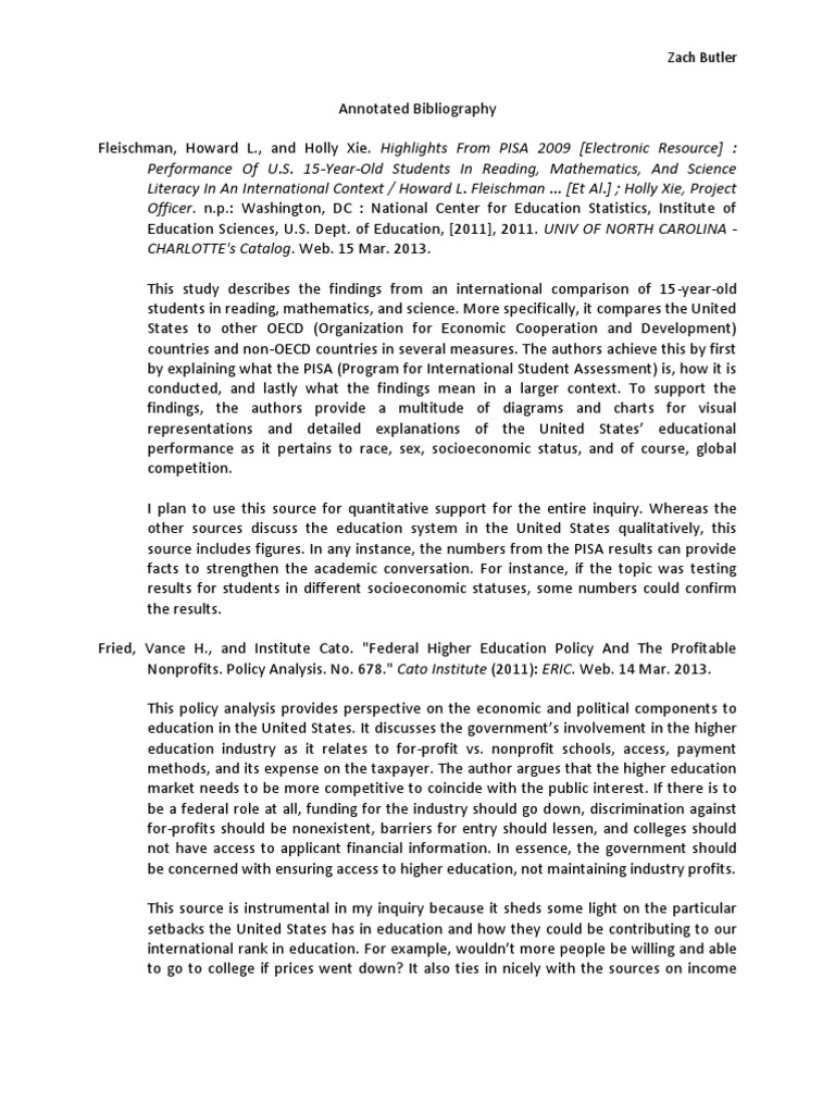 Annotated bibliography chicago style image