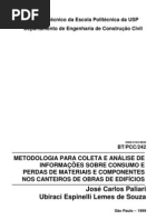 Consumo e Perdas de Materiais