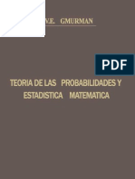 Gmurman V E - Teoria de Las Probabilidades Y Estadistica Matematica