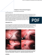 Complications of Diabetic Vitreoretinal Surgery - A Review