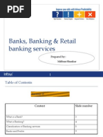 Banks, Banking & Retail Banking Services: Prepared By:: Mithun Shankar