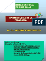 Epistemología de La Pedagogía.