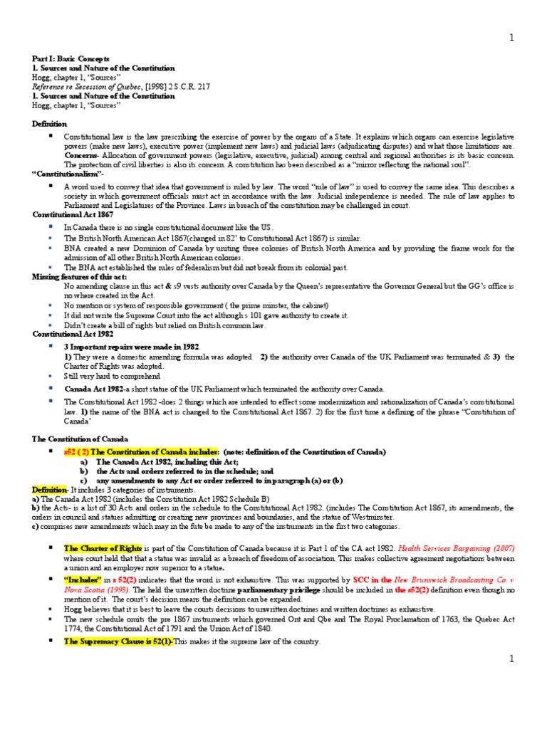 Peter Hogg Constitutional Law Of Canada 5th Edition