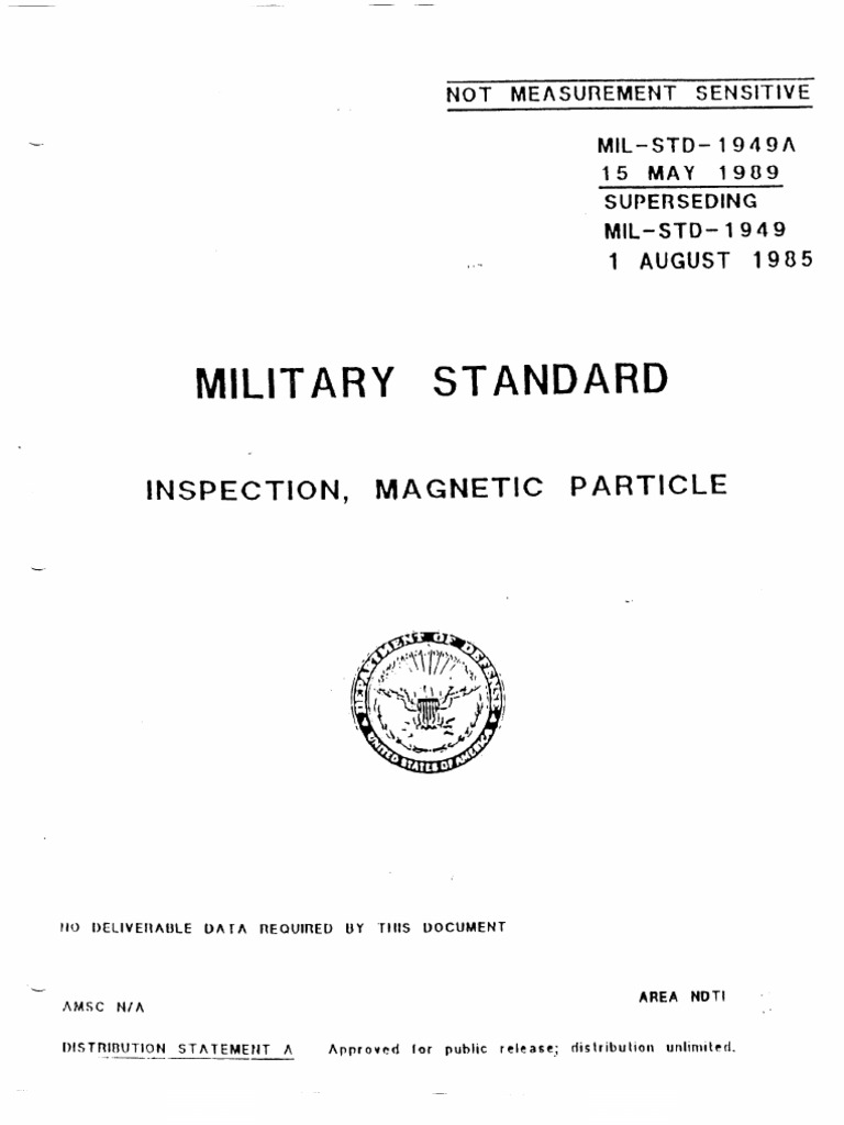 Mil Std 1907 Manual – MIL-STD-498 – DCTIZD