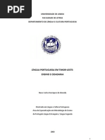 4 - NUNO - Língua Portuguesa em Timor Leste