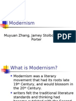 Modernism: Muyuan Zhang, Jamey Stolbom, Maisy Porter