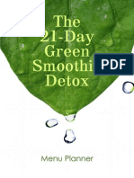 Green Smoothie Detox 7-Day Prep Menu