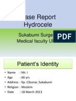 Case Report Hydrocele: Sukabumi Surgery Medical Faculty UMJ