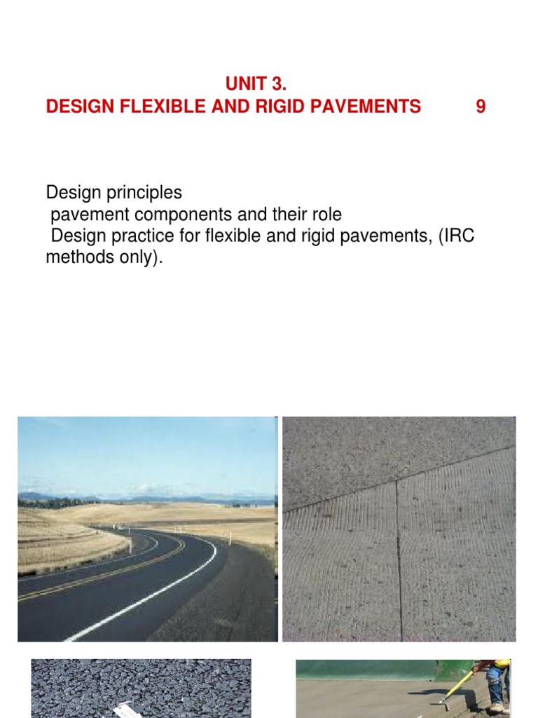 Flexible and Rigid Pavements | PDF | Road Surface | Strength Of Materials
