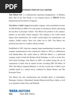 Vison. Mission, Values and Objectives of Tata Motors | PDF | Car ...