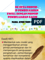 Banding Beza Prinsip-Prinsip Pembelajaran Ewell Dengan Prinsip Pembelajaran