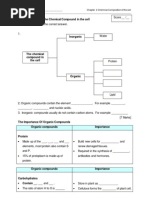 Chapter 4: Chemical Composition in A Cell