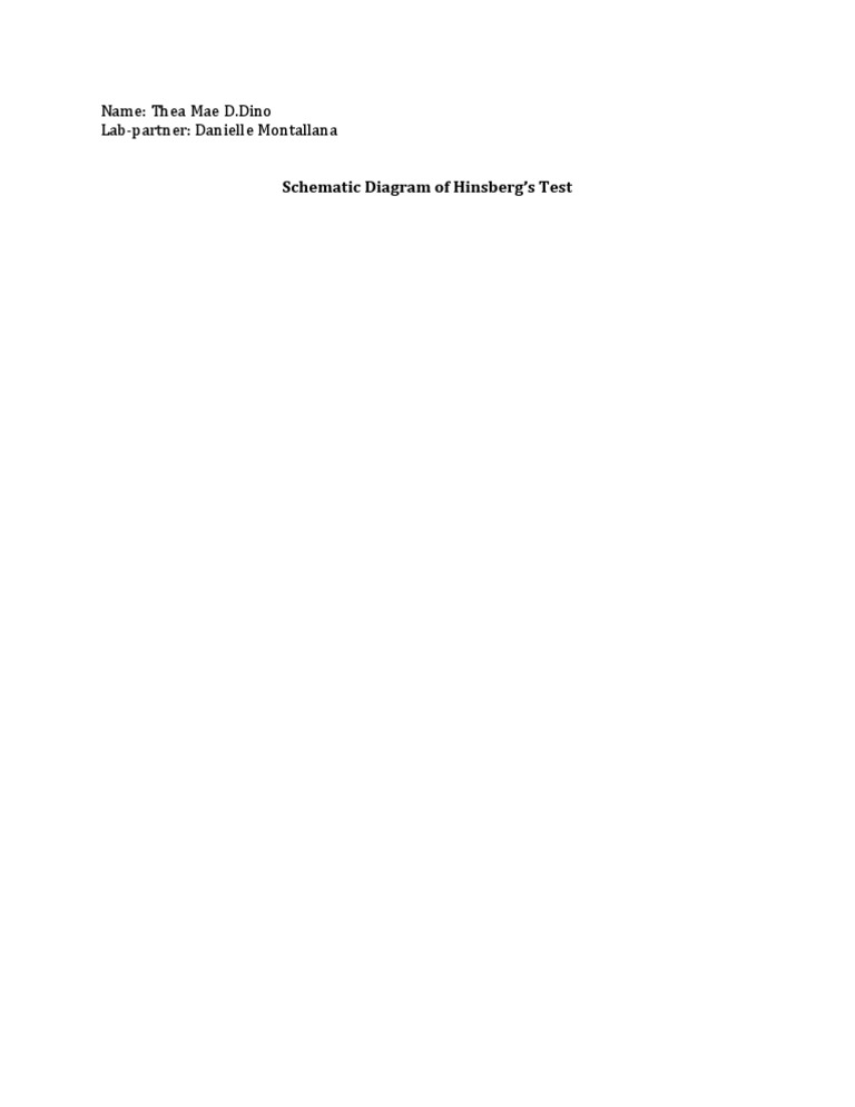 Hinsberg’s Test Guide for Students | PDF | Teaching Methods & Materials