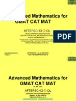 Advanced Mathematics for GMAT CAT MAT2