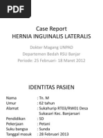 Download Case Report Hernia Inguinalis Lateralis by Vivek Jason SN140363611 doc pdf