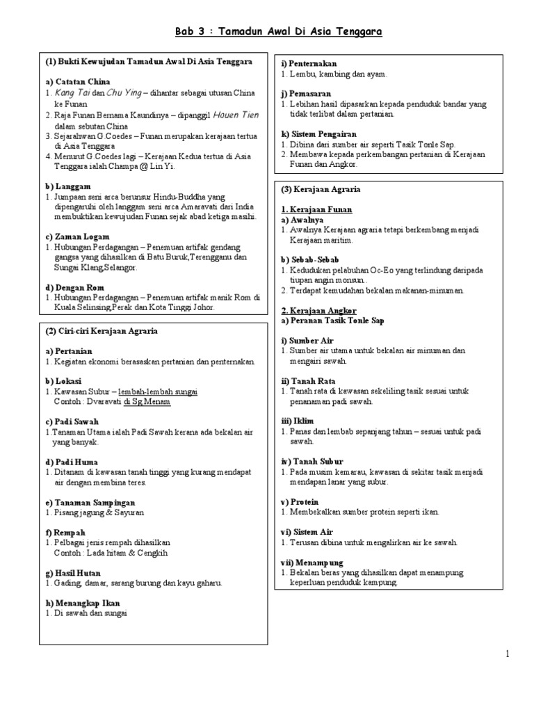 Nota Sejarah Bab 3 Tingkatan 4 Pdf