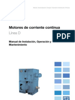 WEG Motores de Corriente Continua 10061219 Manual Espanol