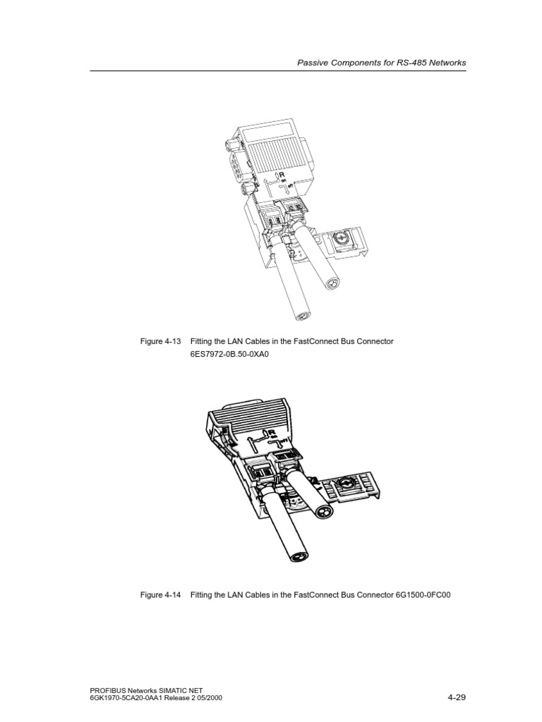 How To Connect Profibus Cable To Socket? | PDF | Electrical Connector ...