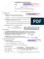 Statistics Formula Review 2