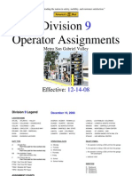 D09 Operator Assignments