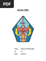 Download Makalah Kimia - Koloid by Ekmal Adi Mahardika SN140385923 doc pdf