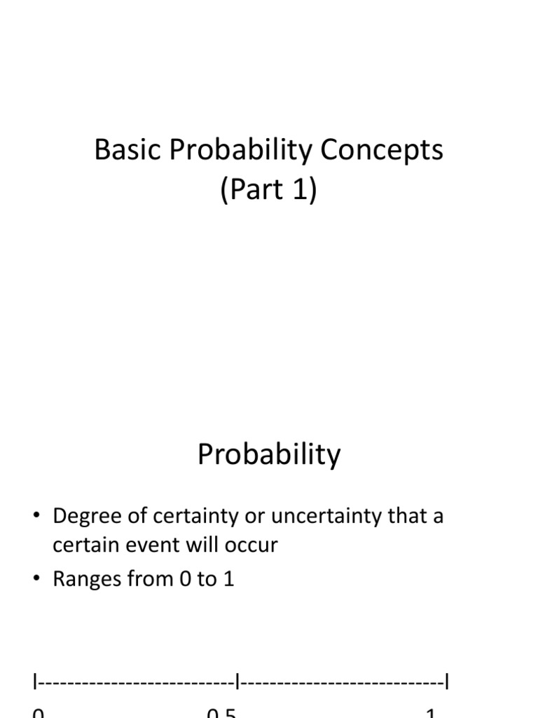 Basic Concepts in Probability | Probability | Experiment
