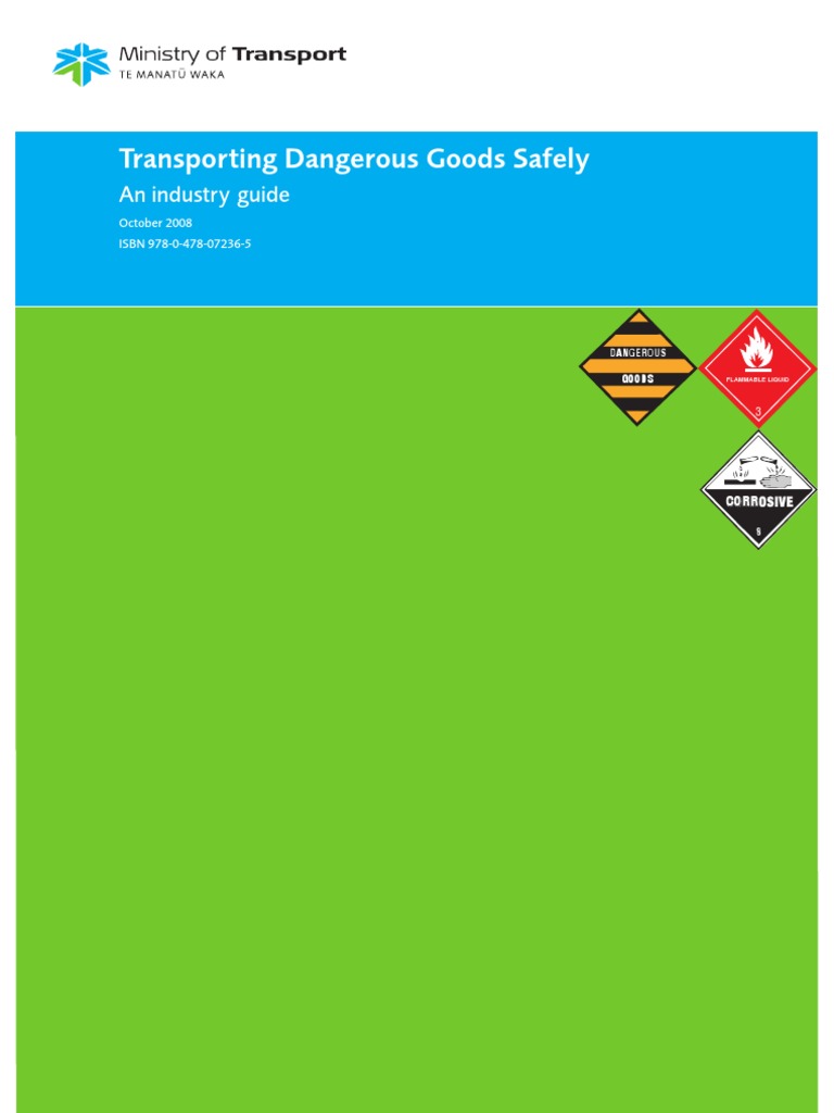 Transporting Dangerous Goods Safely | PDF | Dangerous Goods | Cargo