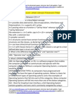 KPIT Sample Technical Placement Paper