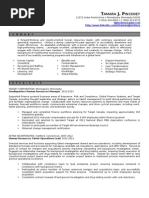 HR Manager Resume