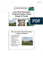 Green Roof Stormwater Green Roof Stormwater Treatment System Cistern Treatment System Cistern Design in Florida Design in Florida