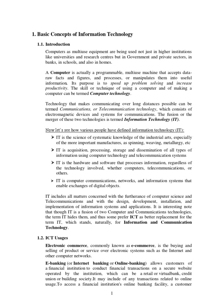 Fundamental of ICT.pdf Computer Virus Computer Data Storage
