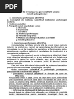 II_CURS Metode de Investigare a Personalitatii Umane