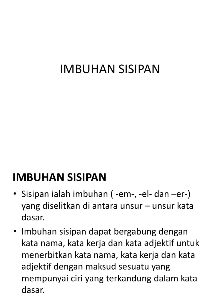 Imbuhan Sisipan