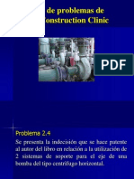 Análisis de problemas de Pump Consturtion Clinic2.4