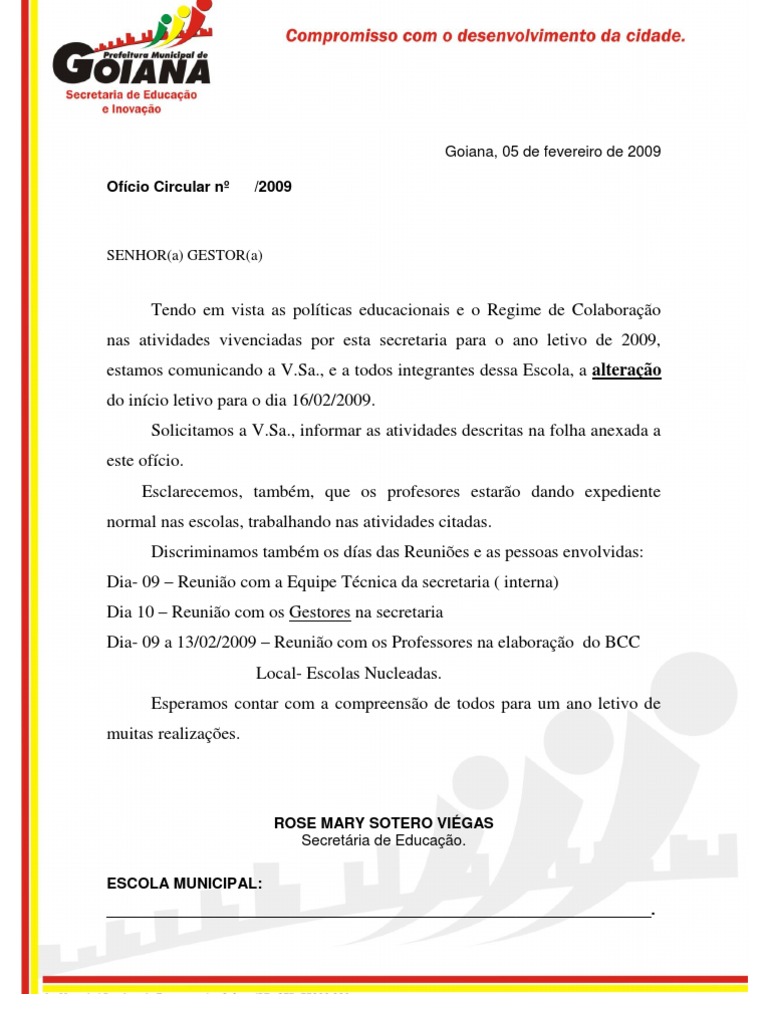 Em Que Local Esse Tipo De Carta Circular