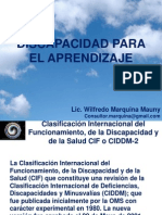 DISCAPACIDAD PARA EL APRENDIZAJE MARQUINA WILFREDO.ppt