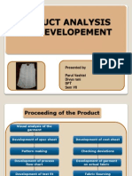Product Analysis and Developement: Presented by Parul Vashist Divya Rani DFT Sem Vii
