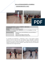 Memoria Actividad Floorball en CUME