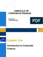 Fundamentals of Corporate Finance: Prepared by (M.Zahid Khan)