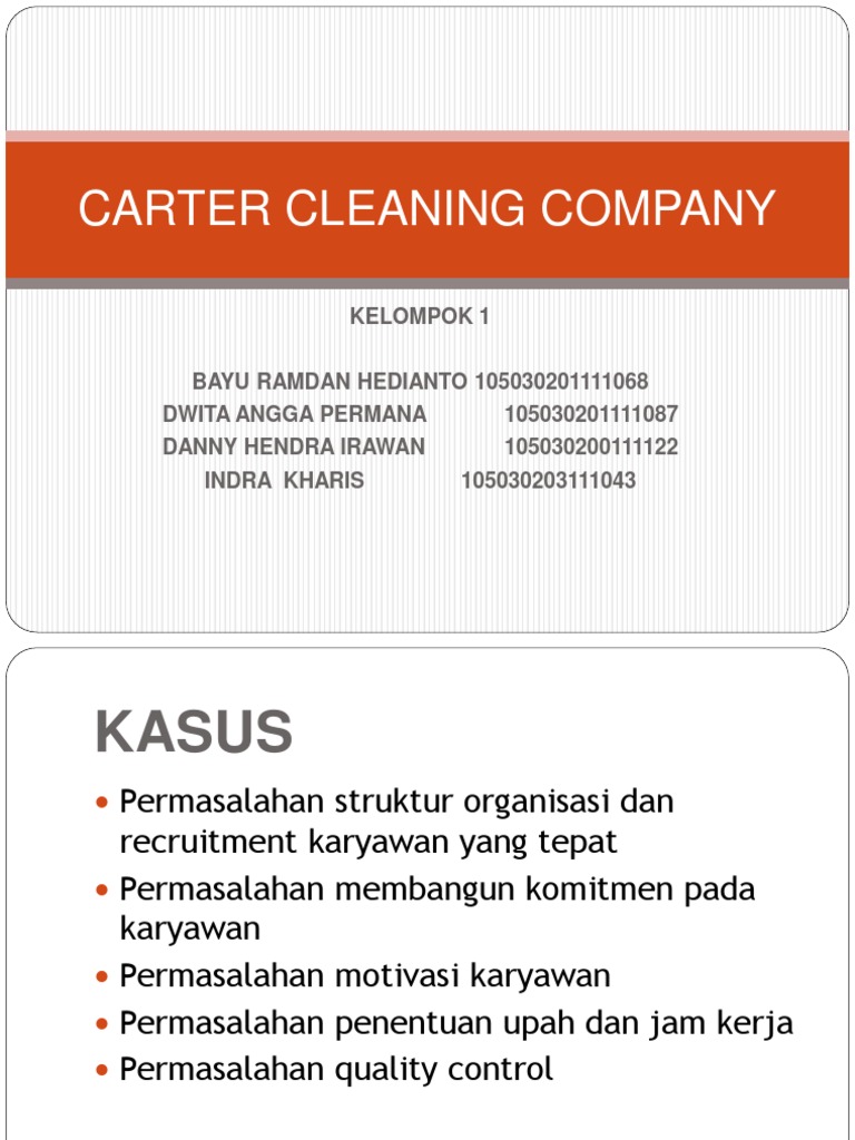 Carter Cleaning Company