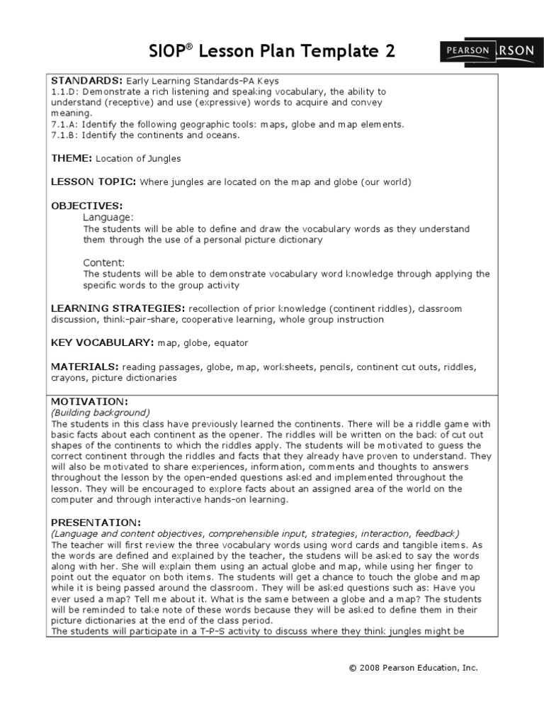 siop-lesson-plan-template-2-standards-lesson-plan-vocabulary