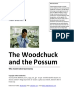 The Woodchuck and The Possum: Rob Booker's