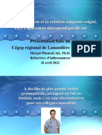 Communication_et_relation_soignant-soigné_Vers_l_utilisation_therapeutique_de_soiPhaneuf_1ePartie_Avril2012