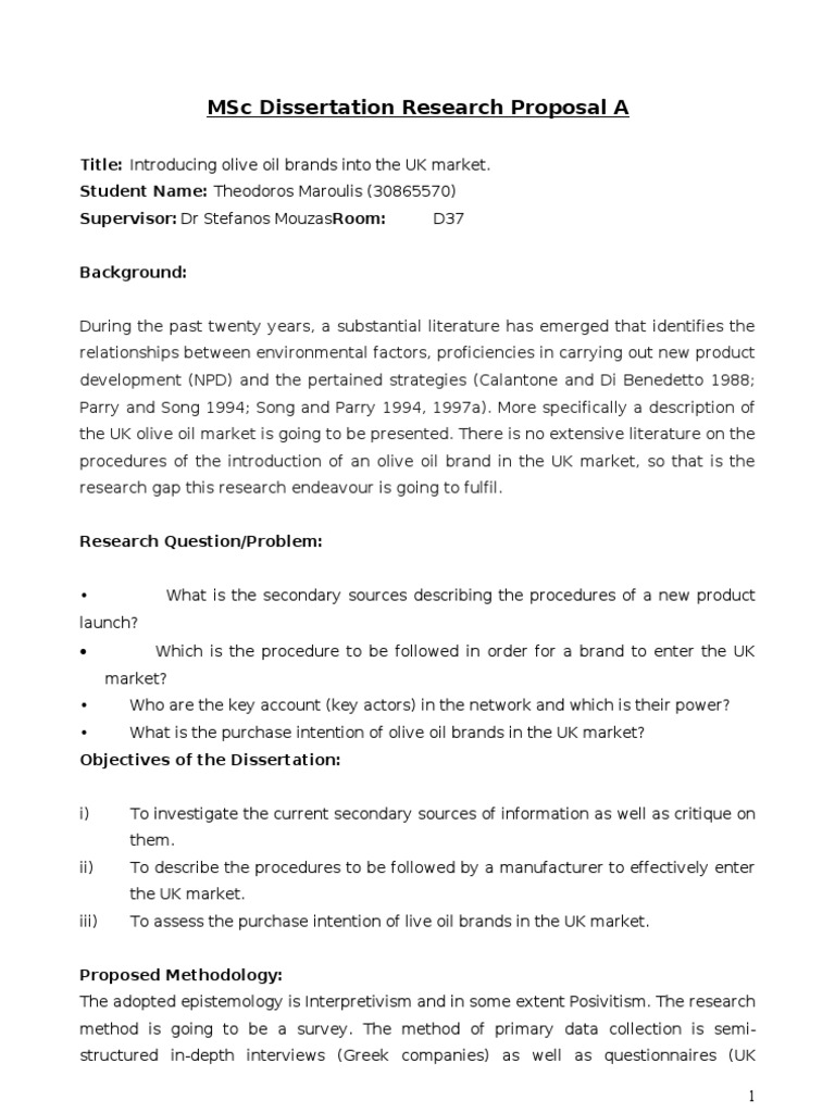 format for qualitative research proposal